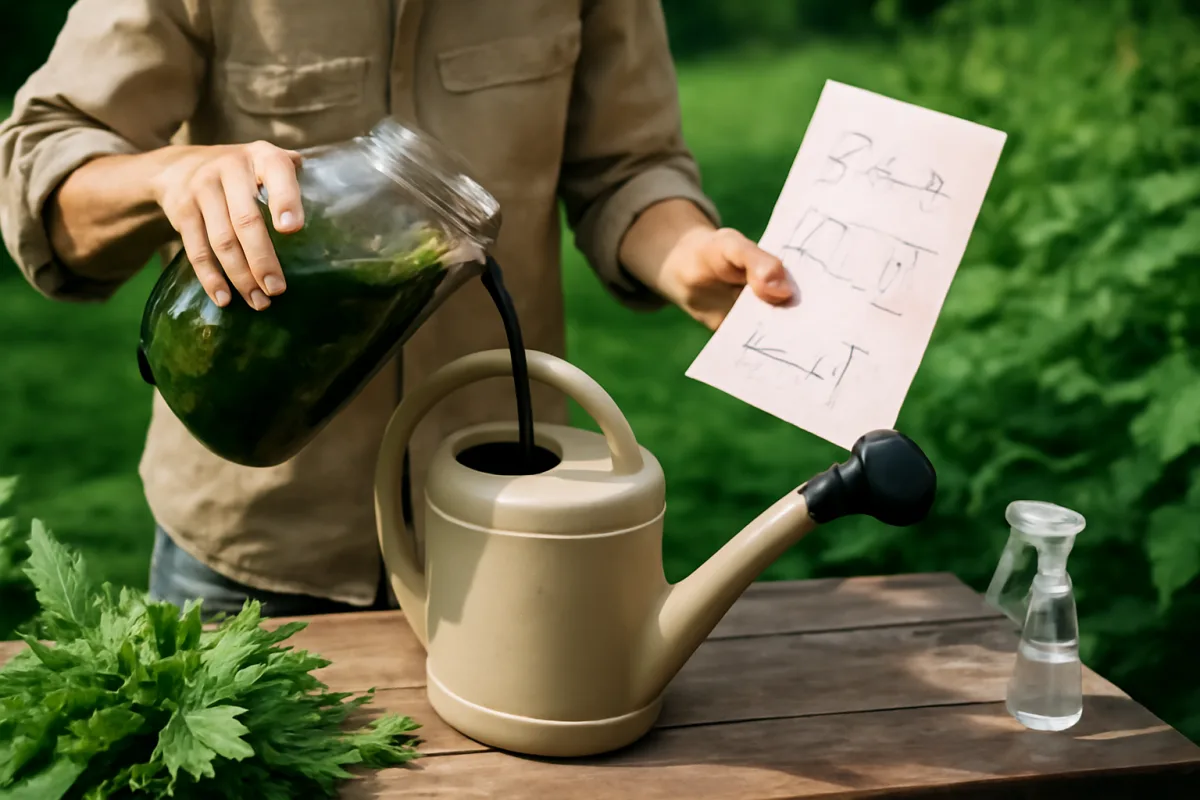 Utilizzare il macerato di ortica: istruzioni pratiche per un effetto rinvigorente